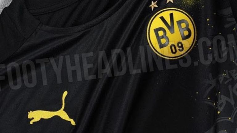Das neue Auswärtstrikot von Borussia Dortmund wurde geleakt. So könnte der BVB in der Saison 2020/21 auflaufen (Quelle: footyheadlines).