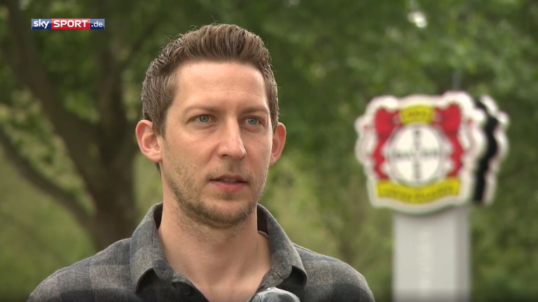 Leverkusens Stefan Kießling im Sky Interview. 