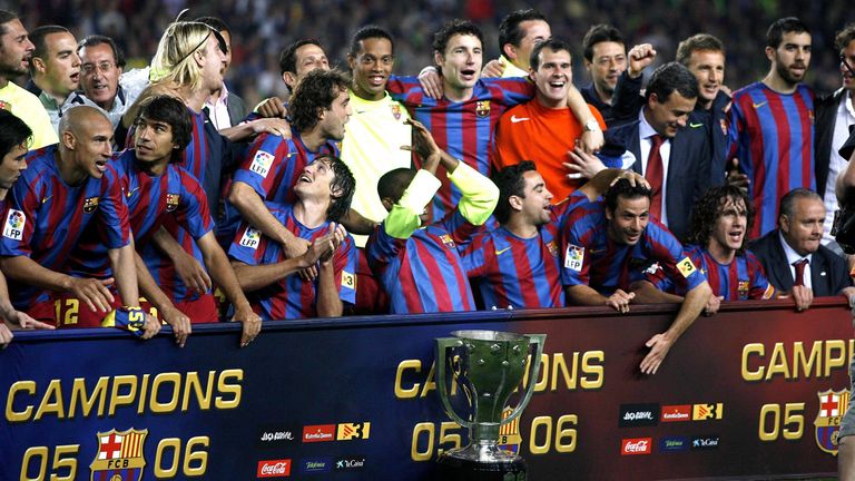 Ramon Maso (Saison 05/06 – FC Barcelona) – Acht Spielminuten.