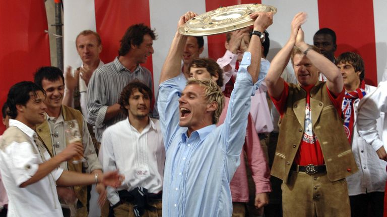 Alexander Zickler (FC Bayern München, Saison 2004/05): acht Einsatzminuten. 