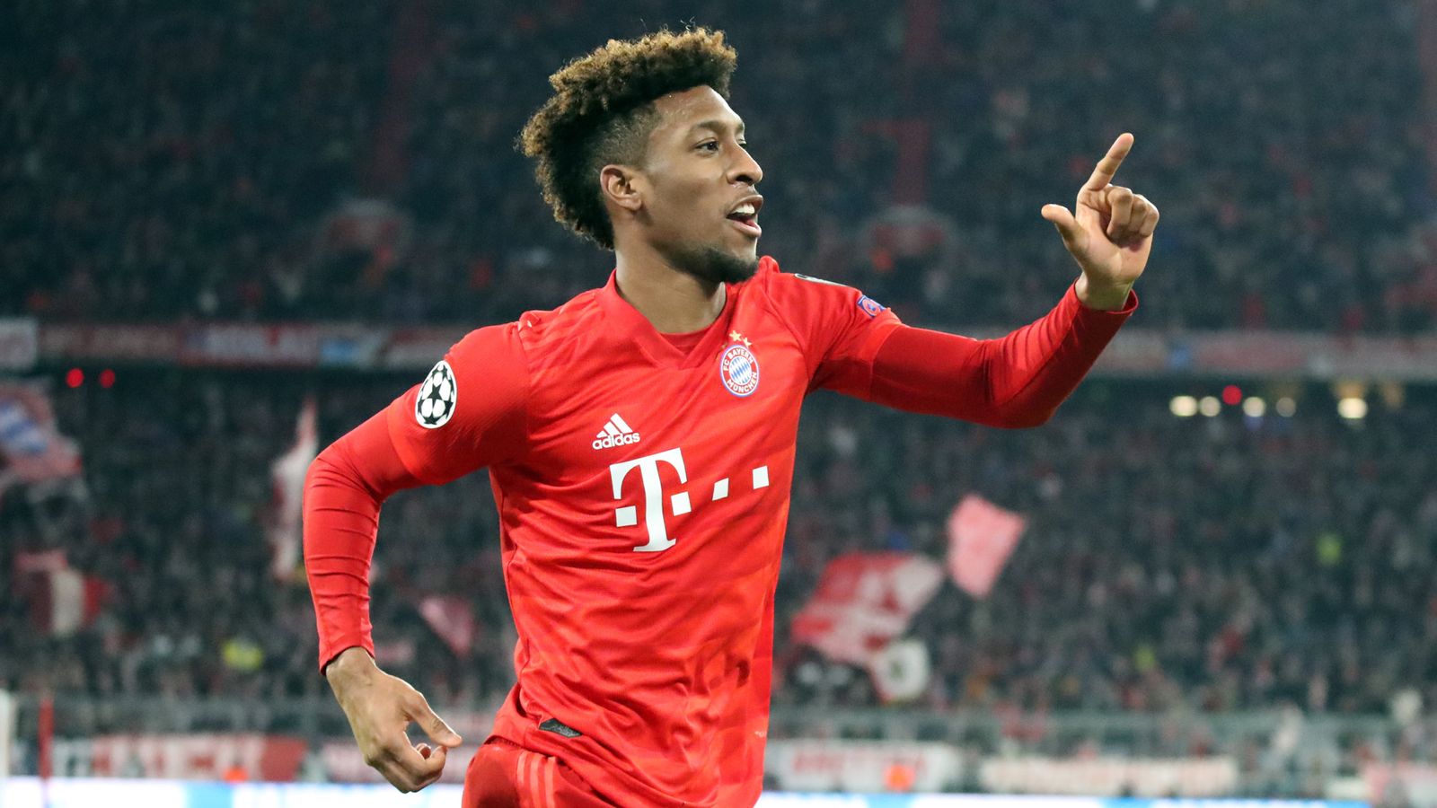 Fc Bayern München Kingsley Coman Feiert Seine 9 Meisterschaft