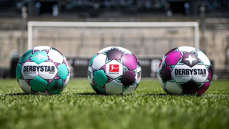 So sieht der neue Bundesliga-Ball der Saison 2020/21 aus (Bildquelle: DERBYSTAR).