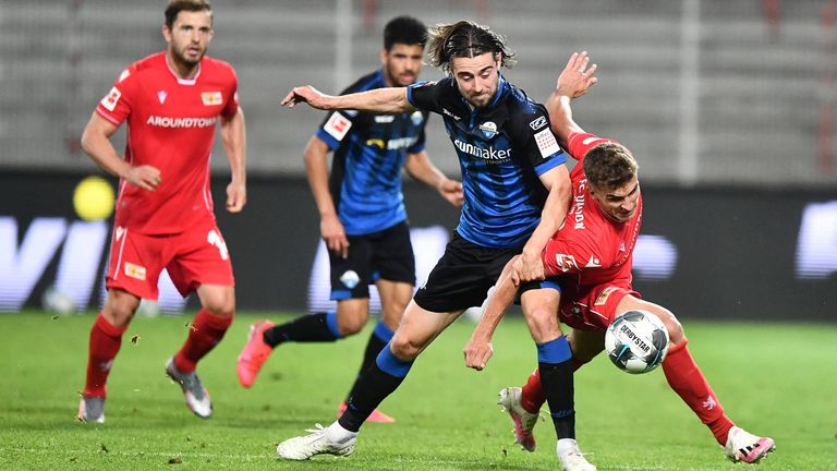 SC Paderborn: Antony Evans - Debüt im Alter von 21 Jahren, sieben Monaten und 23 Tagen gegen Fortuna Düsseldorf.