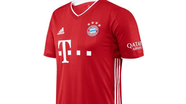 Das neue Heimtrikot des FC Bayern erscheint im klassischen Rot (Quelle: Fanshop FC Bayern).