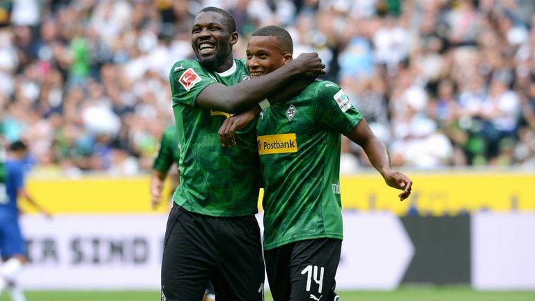 Platz 7: Borussia Mönchengladbach – Alassane Plea& Marcus Thuram (insgesamt 38 Scorerpunkte in 58 Ligaspielen).