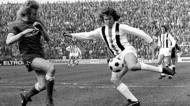Platz 6: Borussia Mönchengladbach - Tore: 93 - Saison 1973/74