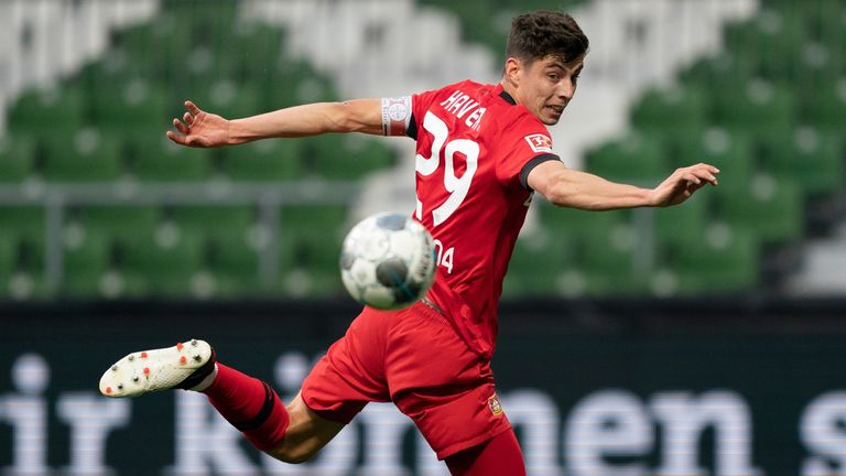 Leverkusens Kai Havertz präsentiert sich seit dem Restart der Bundesliga in Top-Form und trifft mit der Werkself nun auf den FC Bayern.