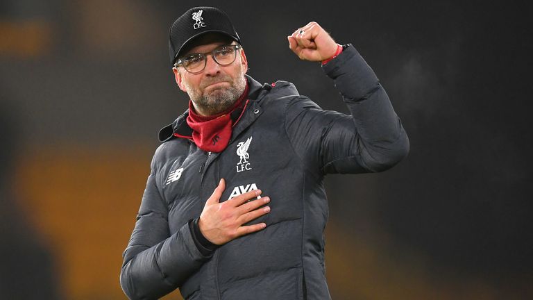 Nach 29. Spieltagen hat Jürgen Klopp mit dem FC Liverpool 22 Punkte Vorsprung auf den Zweitplatzierten Manchester City. Die Premier League-Meisterschaft ist nur noch zwei Siege entfernt.
