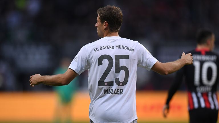 500. Pflichtspiel: Für dieses Jubiläum hätte es wahrlich schönere Anlässe gegeben als eine 1:5-Pleite bei Eintracht Frankfurt. Dennoch ist es eine Rekordmarke für Müller, der im Juli 2000 als Zehnjähriger in die Jugend des FC Bayern wechselte.