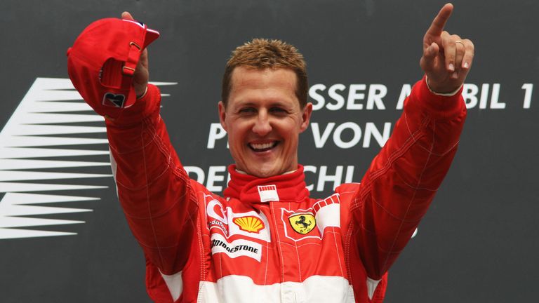 Platz 1: Michael Schumacher - 3890 Punkte.