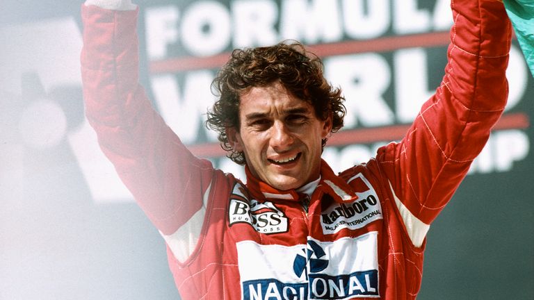Platz 8: Ayrton Senna - 1859,5 Punkte.