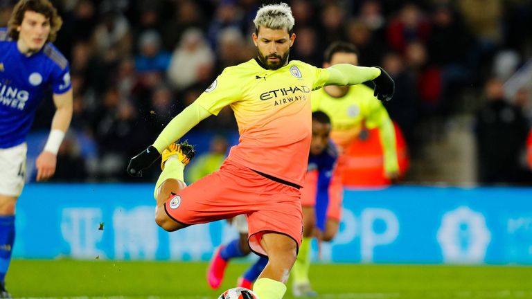 Sergio Agüero, Manchester City: 16 Tore nach 22 Spielen.