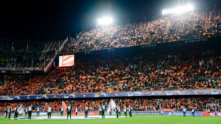 Platz 18: Mestalla Stadium - Valencia (Spanien)