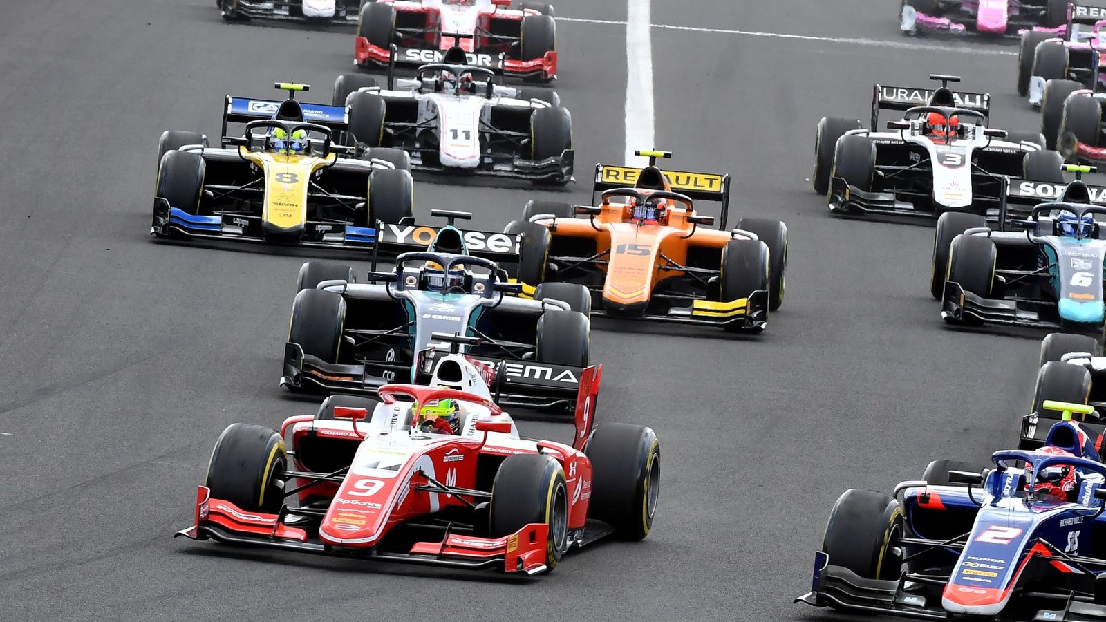 Formel 2 in LIVE auf Sky Termine, Teams, Fahrer and Modus