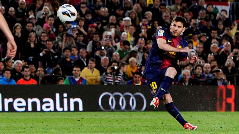 2012/2013: Lionel Messi - FC Barcelona - 46 Tore.