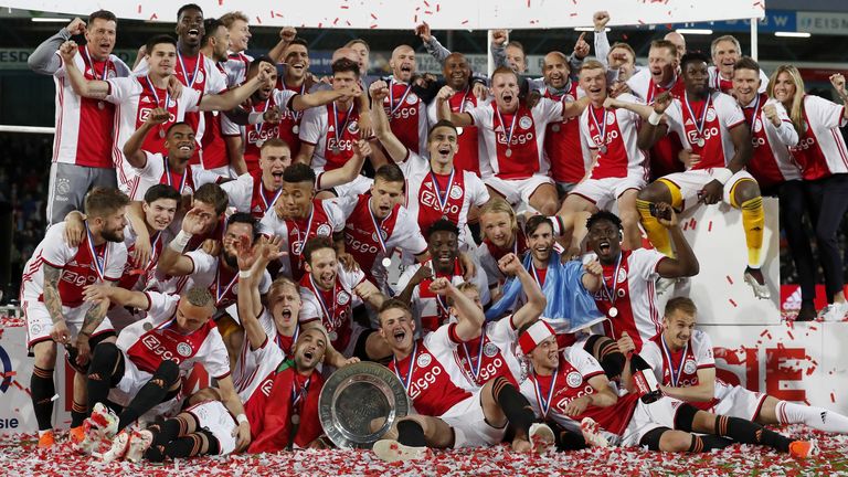 Niederlande: Ajax Amsterdam 34 Meisterschaften (letzter Titel: 18/19)