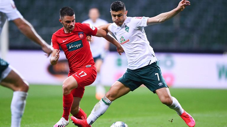 Bremen und Heidenheim trennen sich im Relegations-Hinspiel unentschieden.