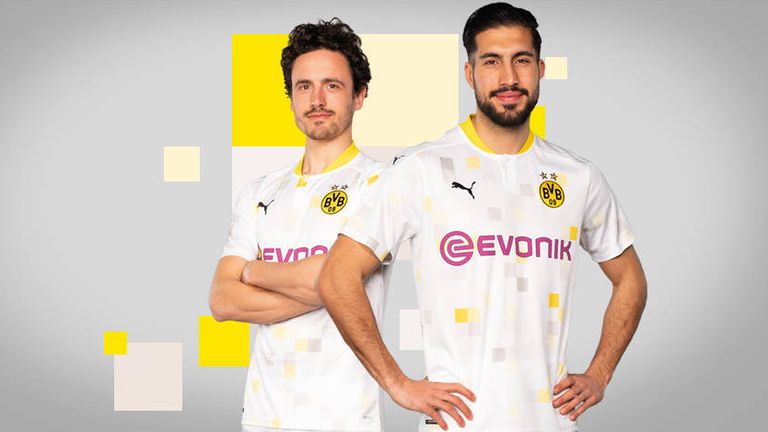 Das neue Ausweichtrikot Cup 2020/2021 von Borussia Dortmund. (Quelle: https://www.bvb.de/)