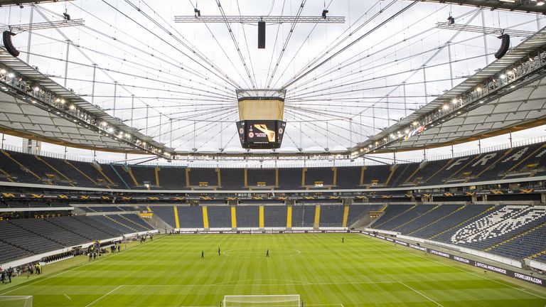 Seit dem 1. Juli 2020 spielt Eintracht Frankfurt im Deutsche Bank Park.