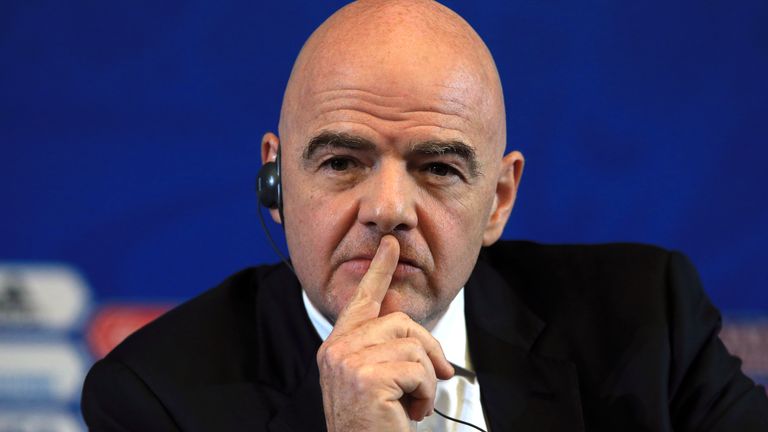 Gegen den FIFA-Präsidenten Gianni Infantino wird ermittelt.