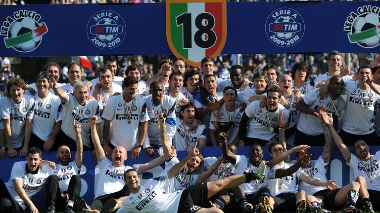 Italien: Inter Mailand 18 Meisterschaften (letzter Titel: 09/10)