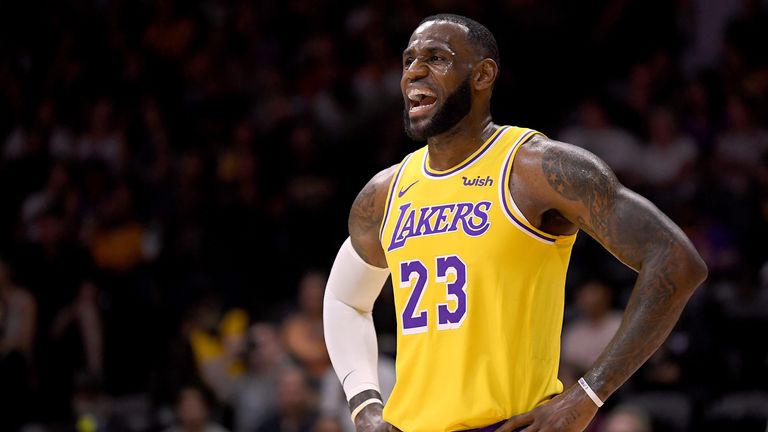 LeBron James kämpft in dieser Saison mit den Lakers um die Meisterschaft.