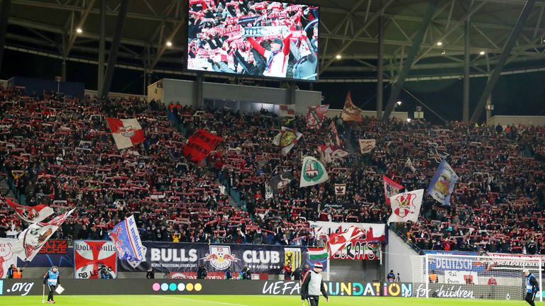 RB Leipzig hat die Hoffnung, bald wieder vor Fans spielen zu dürfen.