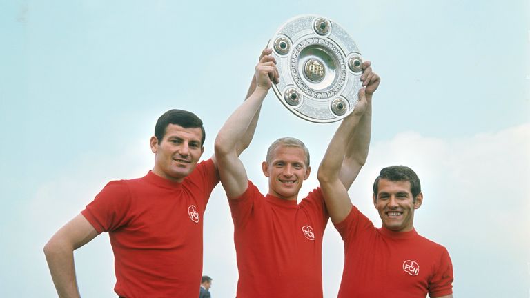 1. FC Nürnberg neun Meisterschaften (letzter Titel: 67/68)