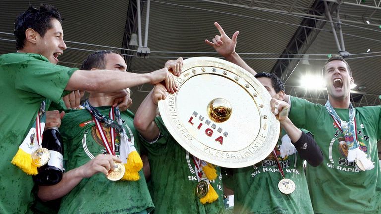 Österreich: Rapid Wien 32 Meisterschaften (letzter Titel: 07/08)