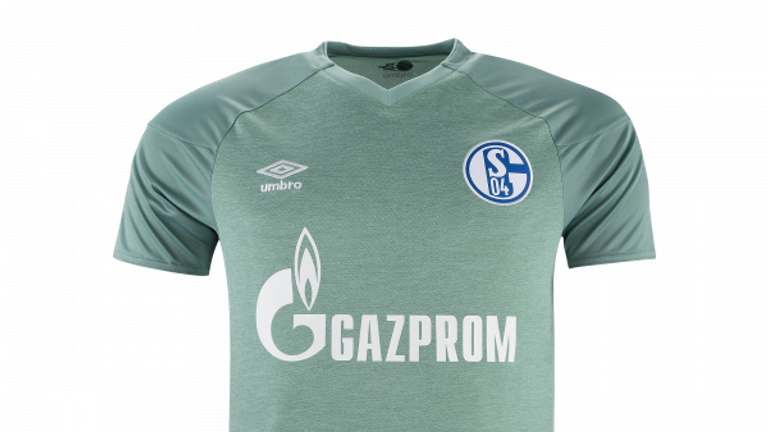 Das dritte Trikot der Knappen kommt in schlichtem, dunklen Grün daher (Quelle: FC Schalke 04). 