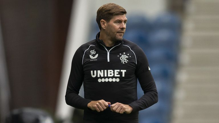 Steven Gerrard ist seit 2018 bei den Glasgow Rangers.