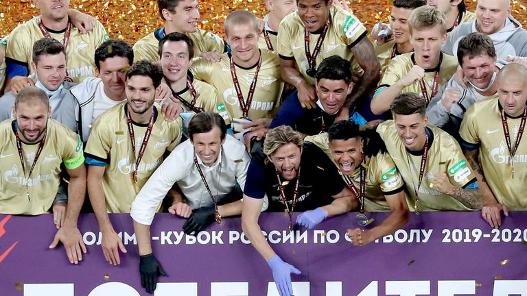 Zenit St. Petersburg ist zum vierten Mal russischer Pokalsieger geworden. 