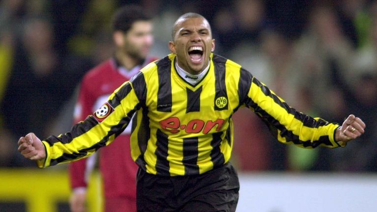 Marcio Amoroso war der brasilianische Goalgetter des BVB. Der Torschützenkönig von 2002 ballerte Dortmund zur Meisterschaft und ins UEFA-Cup-Finale.