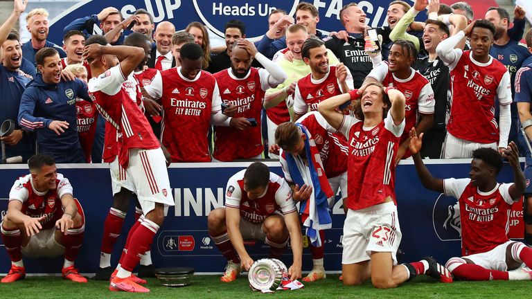 Pierre-Emerick Aubameyang führt den FC Arsenal zum Sieg im FA Cup.
