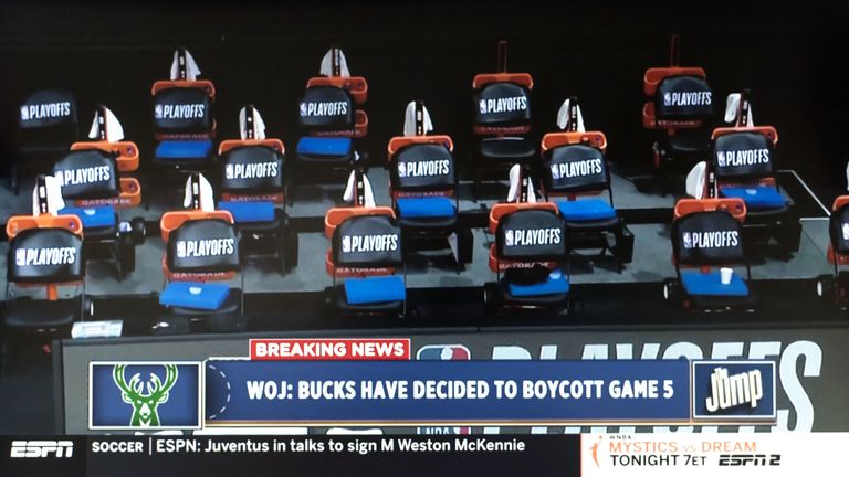Die Milwaukee Bucks lösten mit ihrem Boykott eine Kettenreaktion in den USA aus.