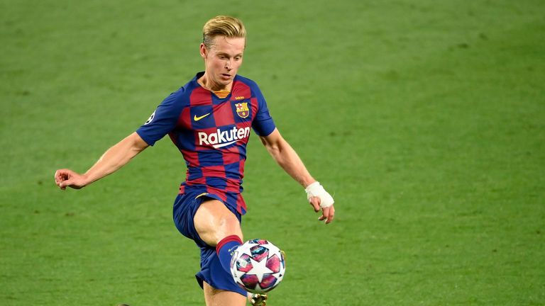 ZENTRALES MITTELFELD: Frenkie de Jong (FC Barcelona) - 91 Millionen Euro
