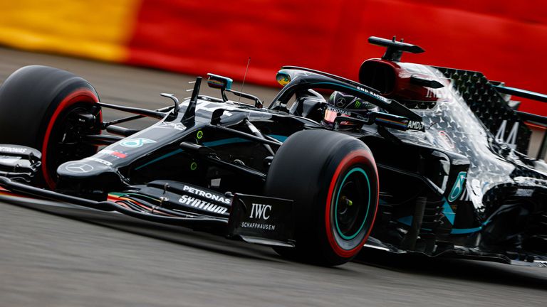 Lewis Hamilton startet in Spa von der Pole. 
