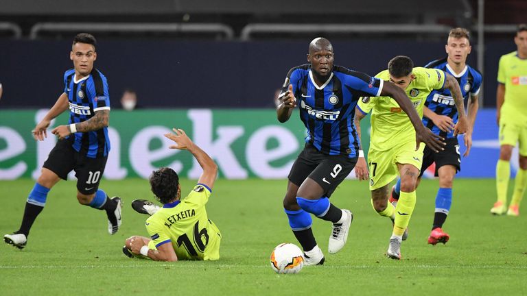 Romelu Lukaku bringt Inter mit seinem Treffer auf die Siegerstraße. 