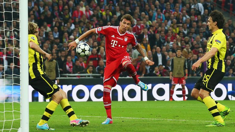 MARIO MANDZUKIC (FC BAYERN & Juventus Turin) - 2 Tore in Finalspielen der Champions League - jeweils ein Tor im Finale 2013 gegen Borussia Dortmund und im Finale 2017 gegen Real Madrid