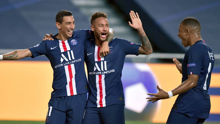 Das Pariser Starensemle um Neymar und Mbappe hofft auf den CL-Gewinn.