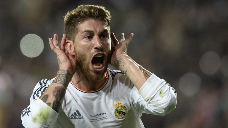 SERGIO RAMOS (Real Madrid): 2 Tore in Finalspielen der Champions League