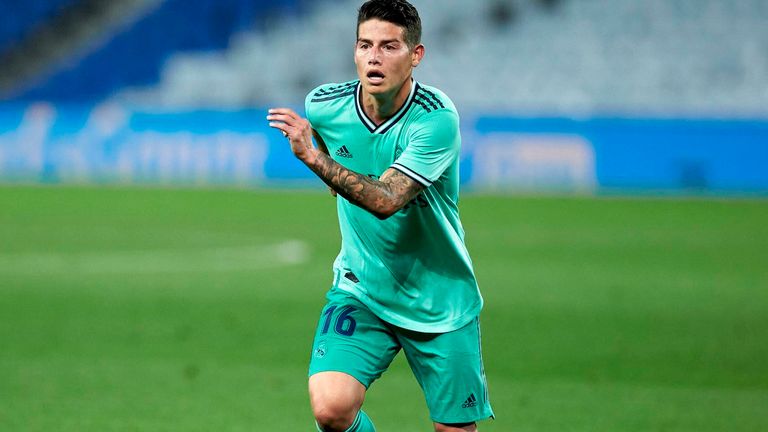 James Rodriguez (Real Madrid): 9,9 Mio. Euro, -14,29 Mio. Euro