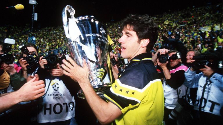 KARL-HEINZ RIEDLE (Borussia Dortmund): 2 Tore in Finalspielen der Champions League - Doppelpack im Finale 1997 gegen Juventus Turin