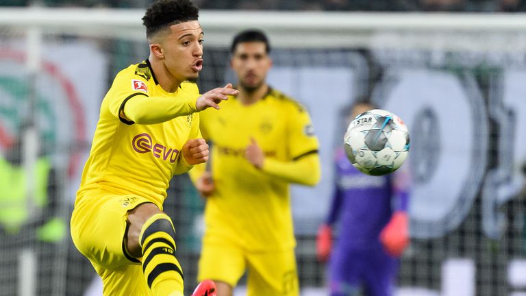 Jadon Sancho wird mit einem Wechsel zu Manchester United in Verbindung gebracht.
