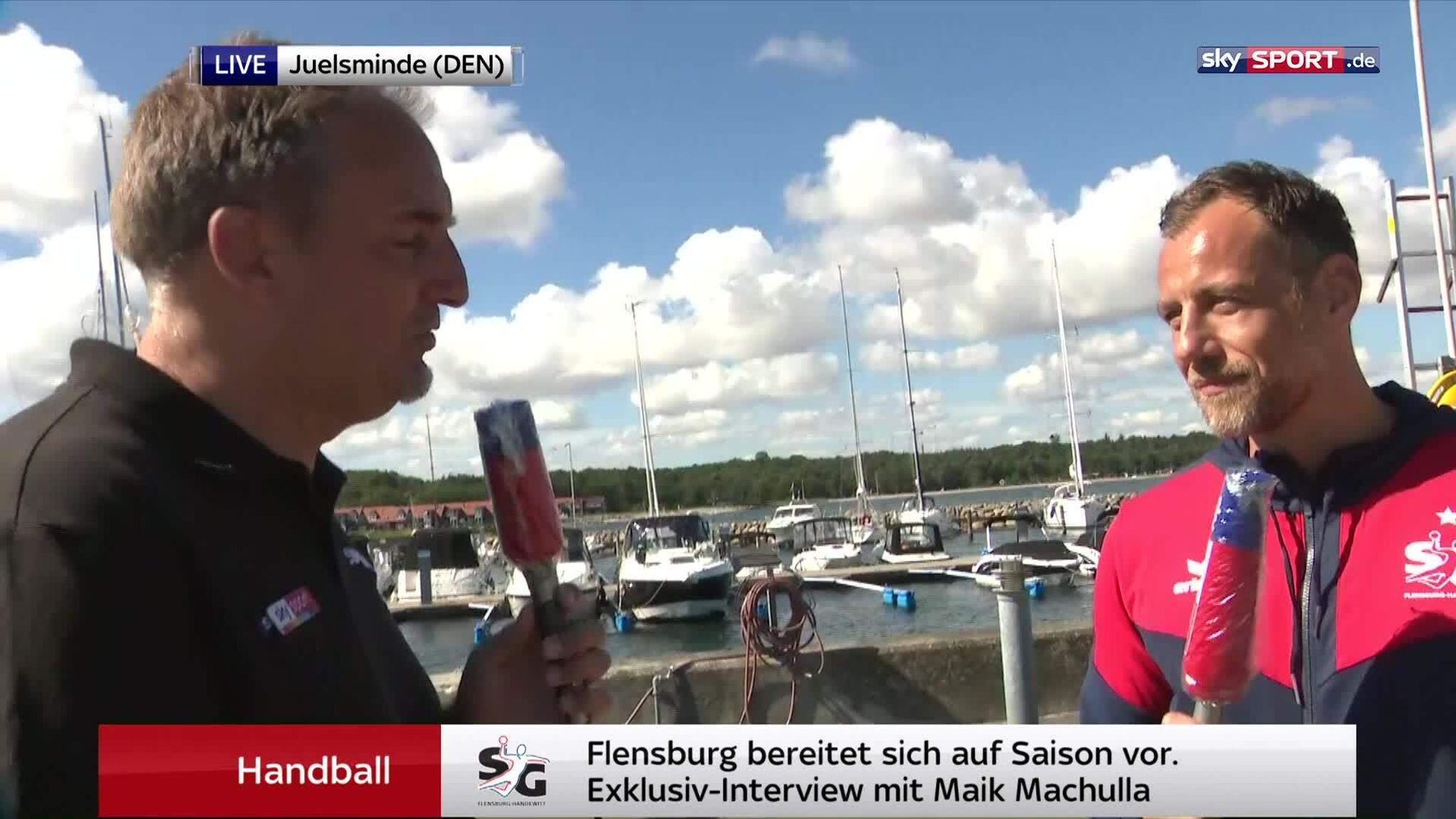 SG Flensburg-Handewitt Video Trainer Maik Machulla exklusiv im Interview Handball News Sky Sport
