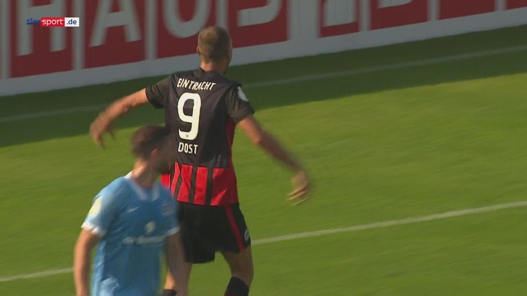 Dfb Pokal Eintracht Schlagt 1860 Mit Muhe Fussball News Sky Sport