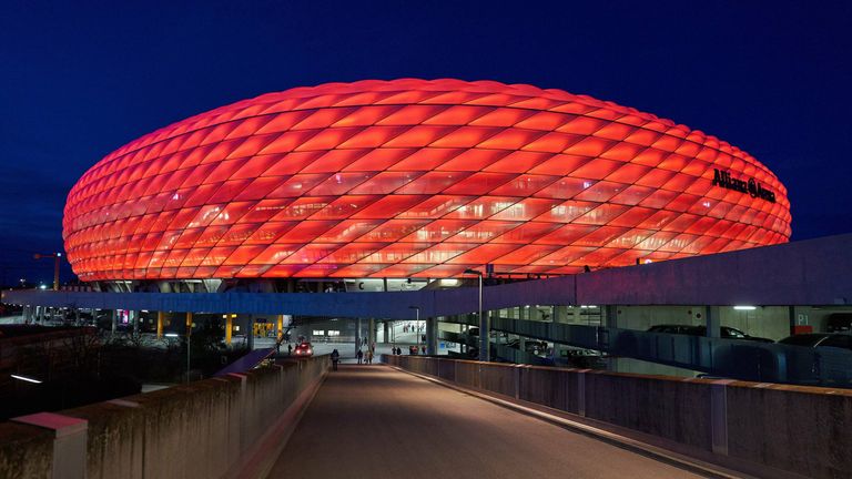 Stadion: Die Allianz Arena fasst bei nationalen Spielen 75.000 Zuschauer und ist 2005 eröffnet worden.