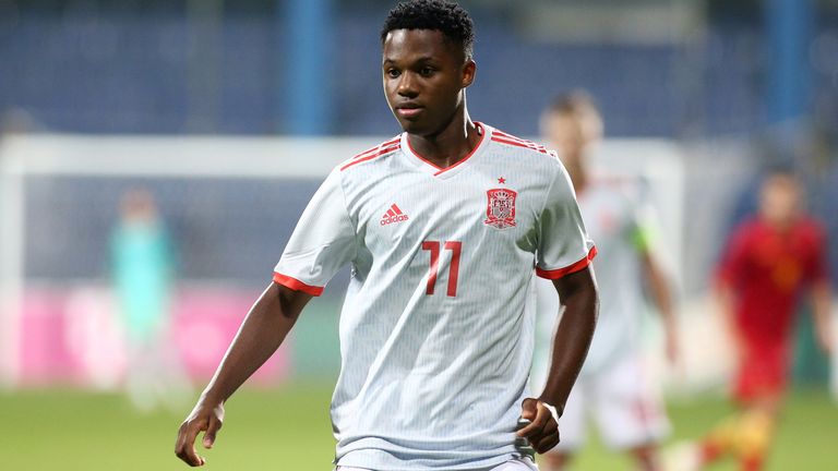 Ansu Fati (FC Barcelona) - Marktwert: 41 Millionen Euro