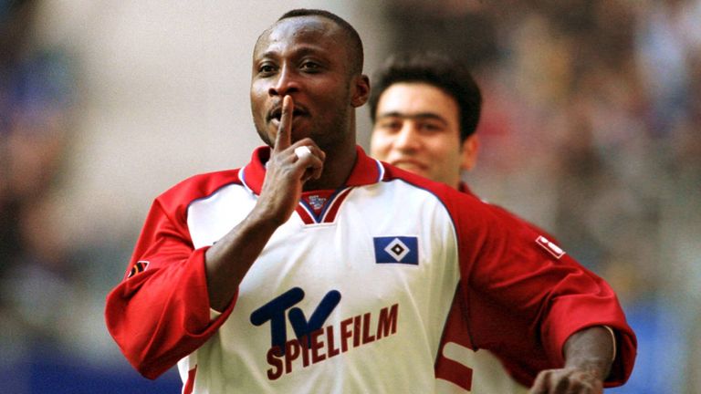 10. Anthony Yeboah (96 Tore für den Hamburger SV und Eintracht Frankfurt)