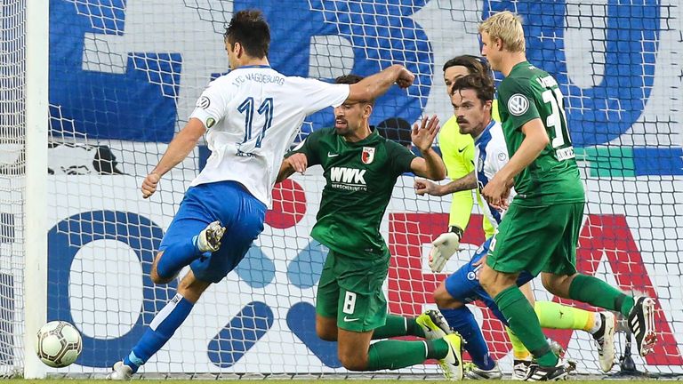 FC Augsburg: 2017/18 gegen den 1. FC Magdeburg (0:2)